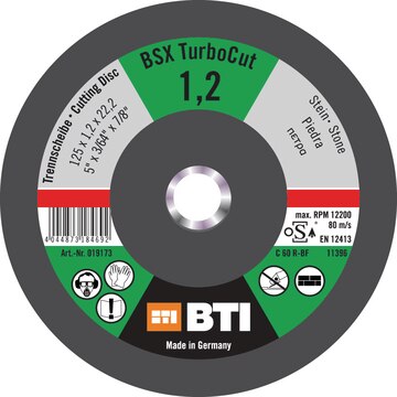 Trennscheibe BSX TurboCut Stein Ø 115 x 1,2 mm